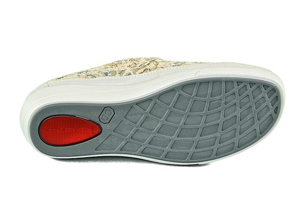 Sneaker Locarno white-goldsand